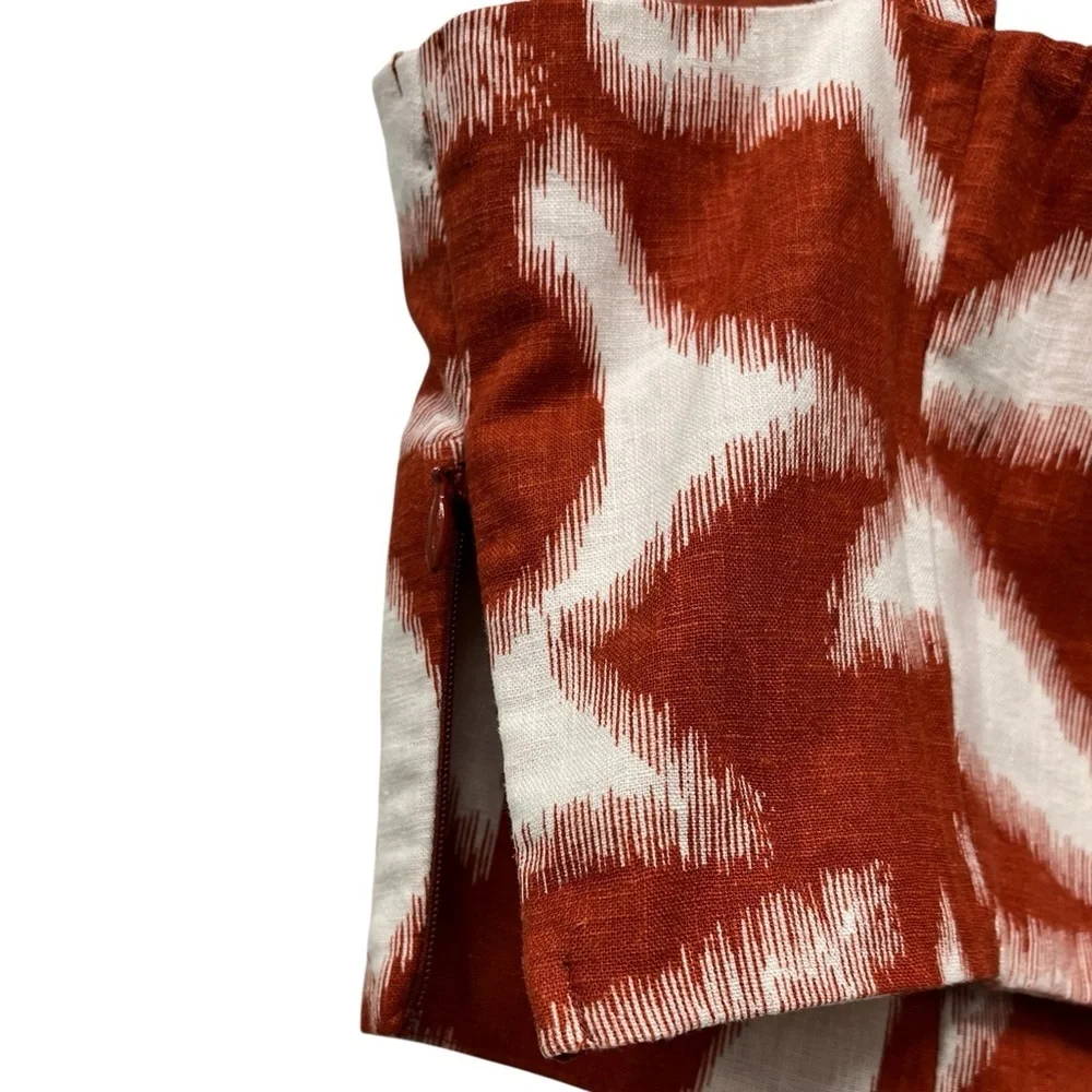 Banana Republic Red and White Tank TopSize 6 - Picture 4 of 5